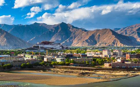 Het Potala Paleis in Lhasa