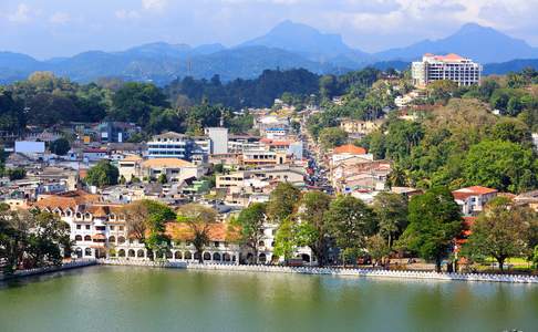 De heuvelstad Kandy