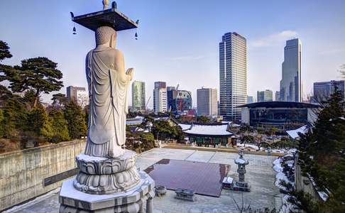 Seoul, Bongeunsa Tempel