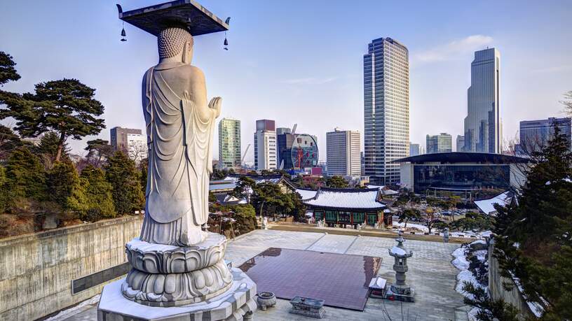 Seoul, Bongeunsa Tempel