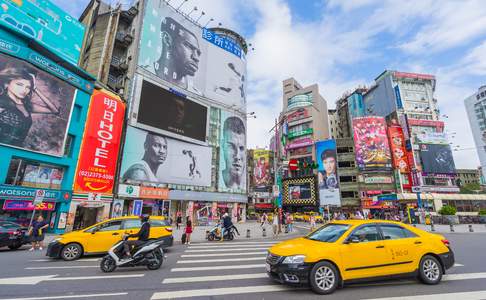 Taipei straatbeeld