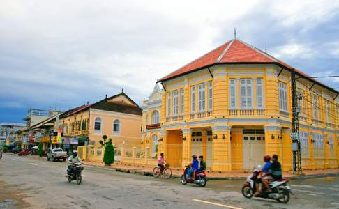 Straatbeeld Battambang