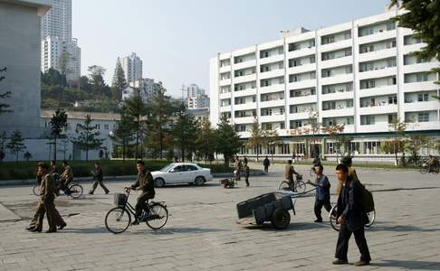 Wonsan, straatbeeld