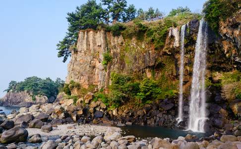 Jeju, Jeongbang Waterval