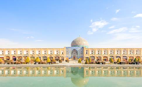 De Sheikh Lotfollah Moskee in Isfahan