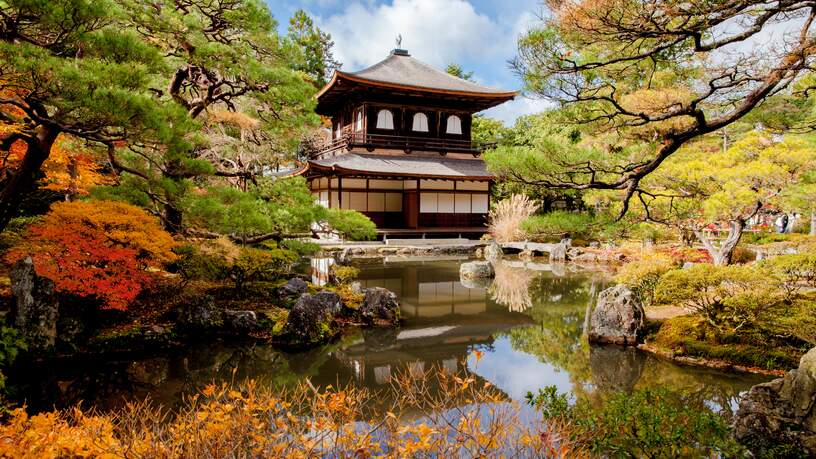 De Ginkakuji tempel, Kyoto