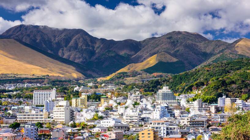 Uitizcht over Beppu