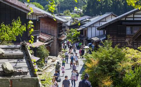 Straatbeeld Tsumago