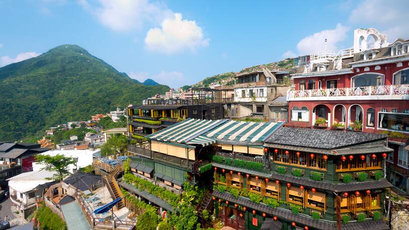 Jiufen, bekend vanwege zijn rijke geschiedenis als goudmijnstadje