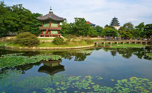 Seoul, Gyeongbokgung paleistuin