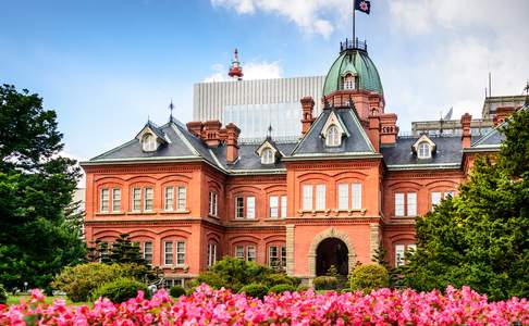 Het voormalige Hokkaido Government Office in Sapporo