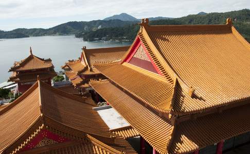 Sun Moon Lake, Wenwu Tempel