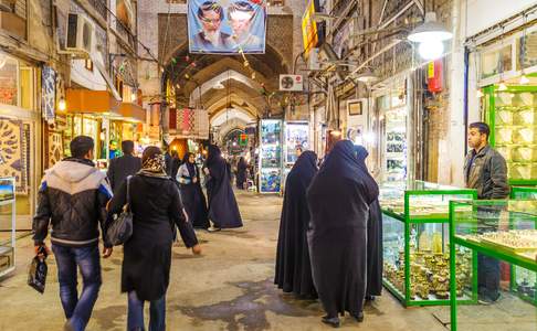 De bazaar van Isfahan