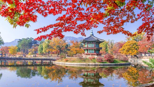 Het Gyeongbokgung paleis in Seoul