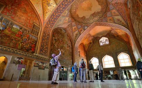 Het Chehel Sotoun paleis in Isfahan