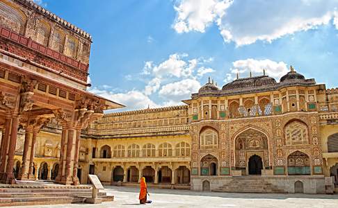 Het Amber Fort in Jaipur