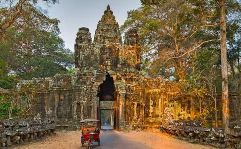 Angkor Thom, de toegangspoort tot het Angkor gebied