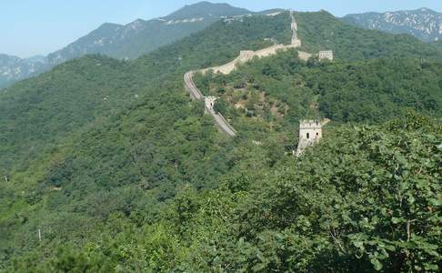 Beijing, Grote Muur bij Mutianyu