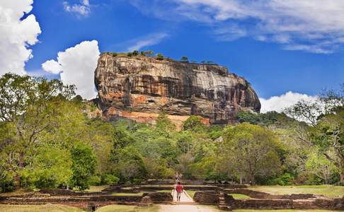 De beroemde Sigiriya Rots