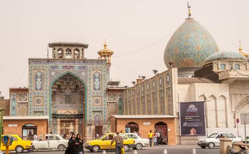 De Shah Cheragh Moskee, Shiraz