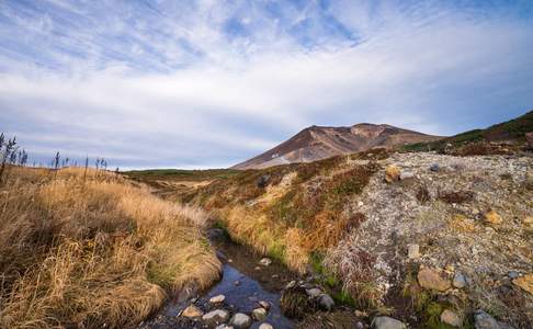 Het Daisetsuzan Nationaal Park op Hokkaido