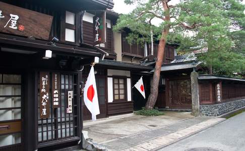 Straatbeeld in Takayama