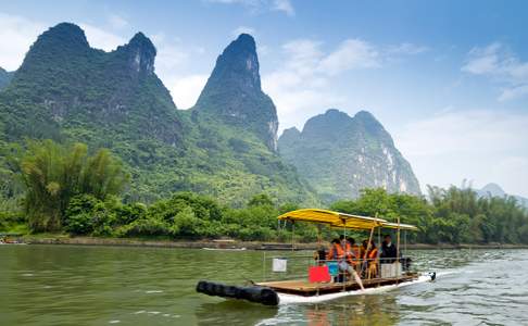 Op de Li-rivier bij Yangshuo