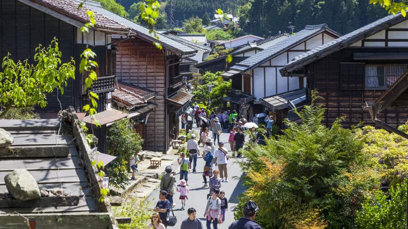 Straatbeeld Tsumago