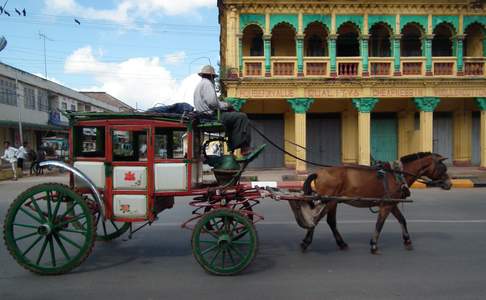 Paardenkoetsjes in Pyin U Lwin
