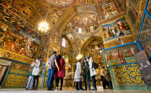 De Armeense Vank kathedraal in Isfahan